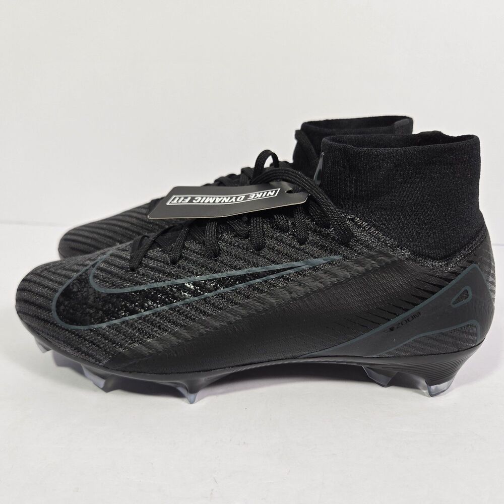 Nike Mercurial Superfly 10 Elite FG Soccer Cleats Mens Sz 6 Womens Sz 7.5 Black